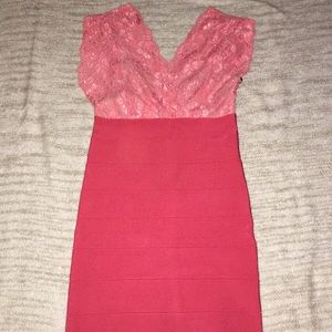 Sexy Bebe  Bodycon Dress - Pink